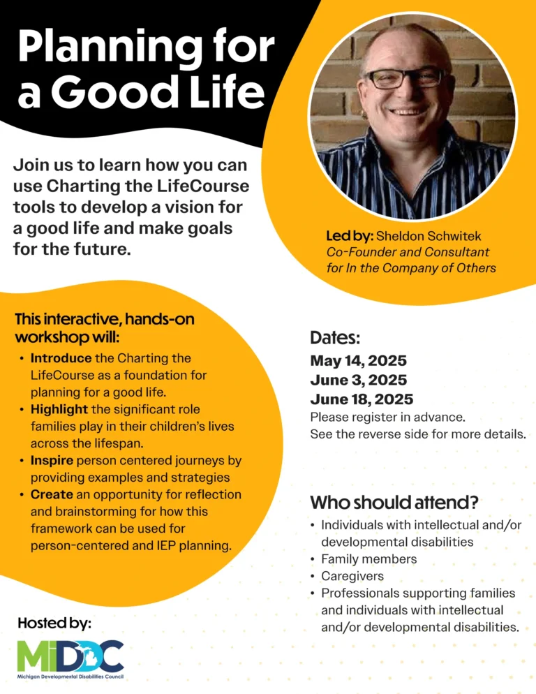 Planning For A Good Life Workshop