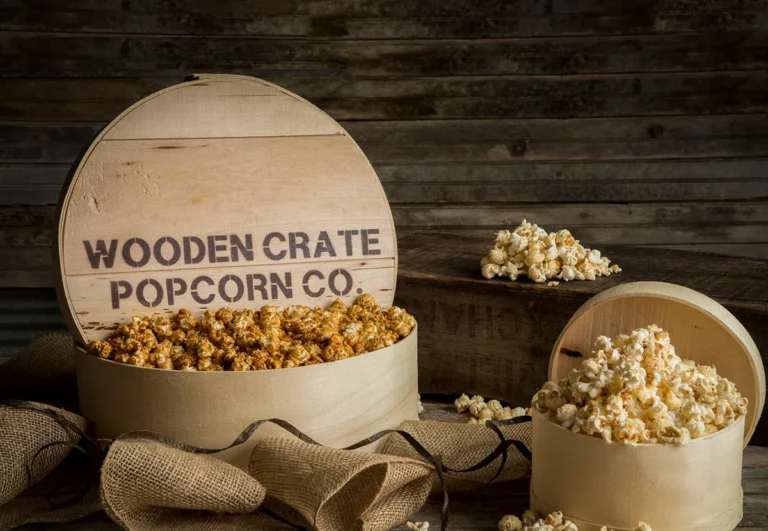 Wooden Crate Popcorn Fundraiser!